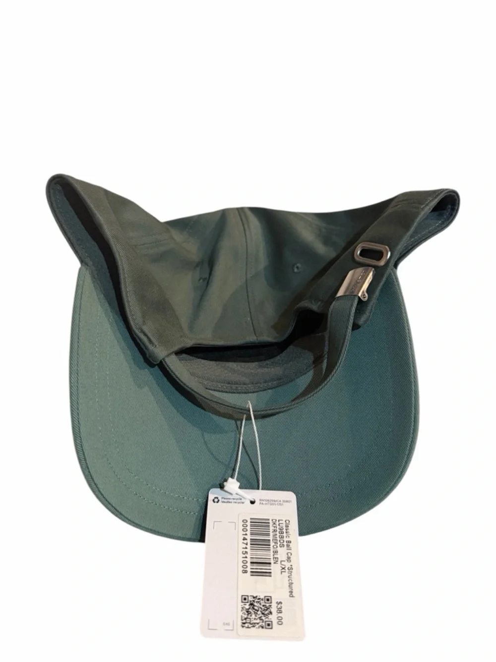 lululemon Classic Ball Cap Green Size L/XL nwt - Picture 4 of 5